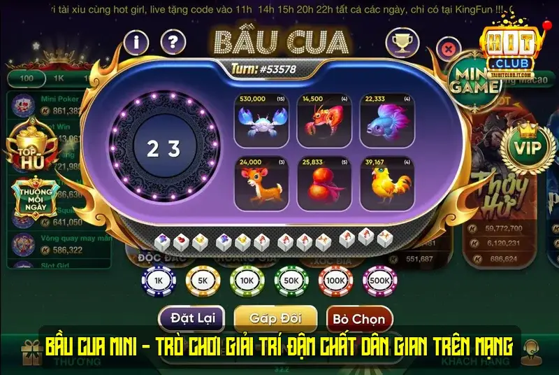 Bầu Cua Mini - Trò Chơi Giải Trí Đậm Chất Dân Gian Trên Mạng