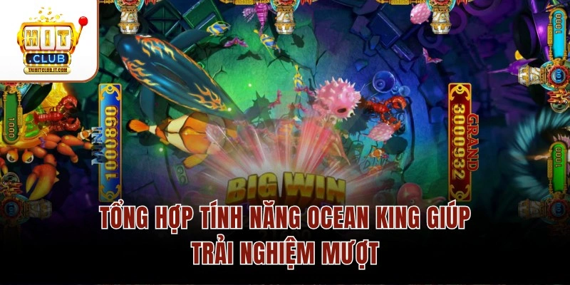 Tổng hợp tính năng Ocean King giúp trải nghiệm mượt